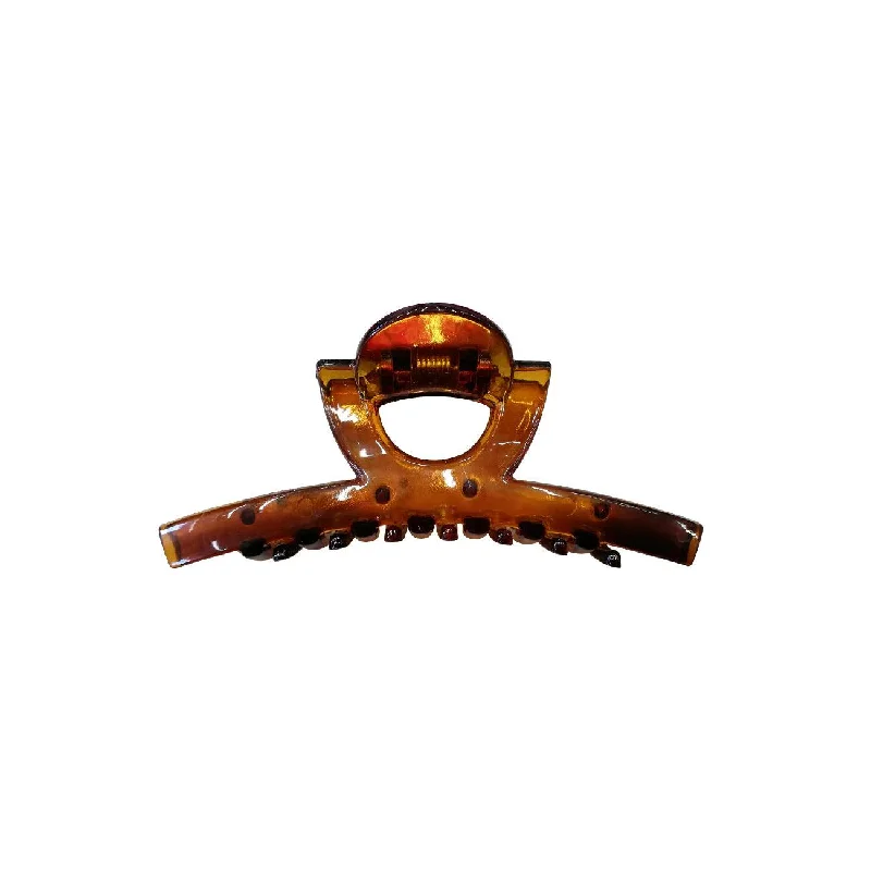 Gloss balm-Large Hair Clip Brown