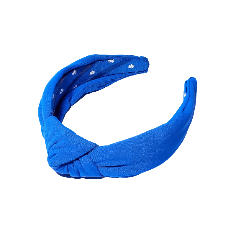 Gentle shampoo-Royal Blue Neoprene Knotted Headband