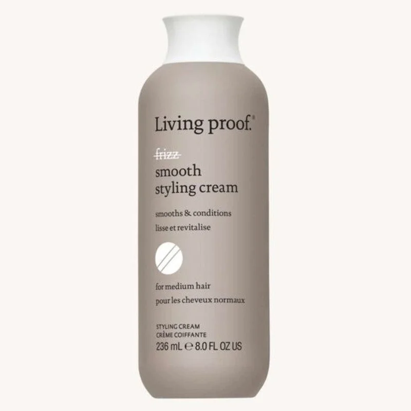 Hair care tips for parched curls-Living Proof No Frizz Smooth Styling Cream 8 oz