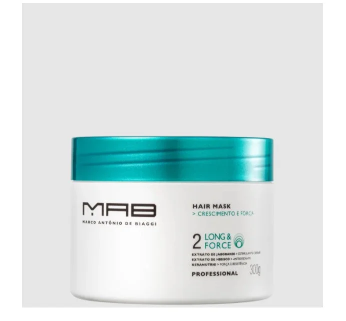 Hydrating hair care for fall-Long & Force Hair Growth Treatment Strenght Resistance Mask 300g - MAB