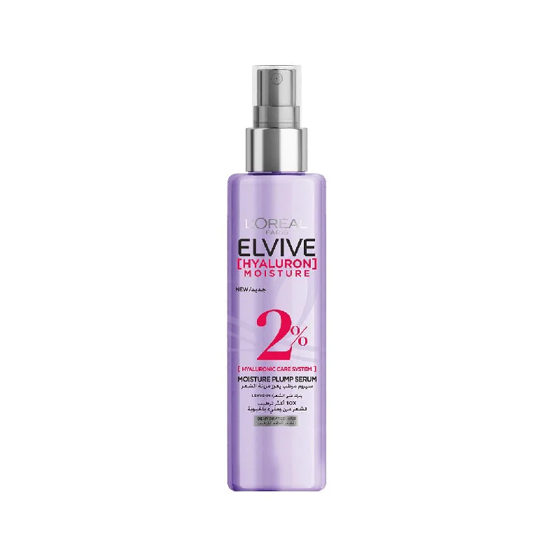 Scalp refreshing lotion-L’Oréal Paris Elvive Hyaluron Plump 2% Moisture Plump Serum with Hyaluronic Acid For Dehydrated Hair