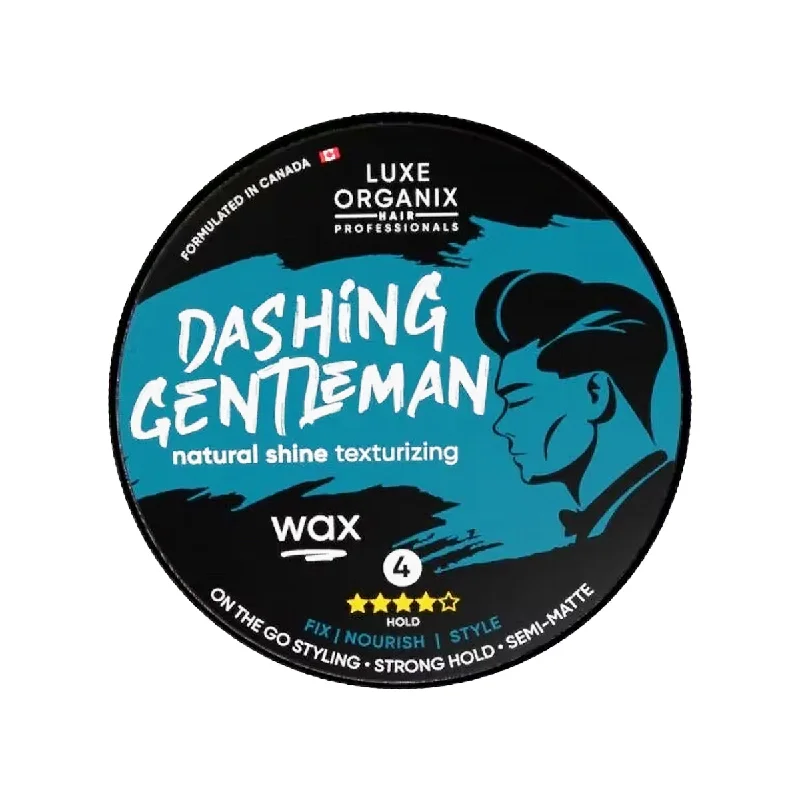 Luxe Organix Hair Professionals Dashing Gentleman Natural Shine Texturizing Wax 80g