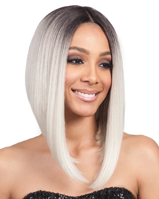 Synthetic wigs for cosplay cons-Lyna Angled Bob | Lace Front Synthetic Wig by Bobbi Boss