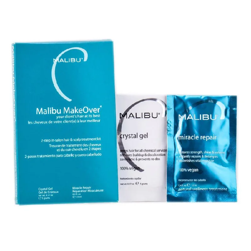 How to detangle kinky hair-Malibu C MakeOver Treatment Kit 12 Boxes