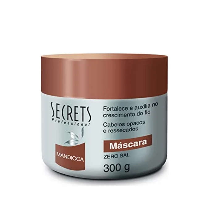 Hair care for post-workout sweat-Mandioca Cassava Dry Hair Growth Treatment Hydration Shine Mask 300g - Secrets