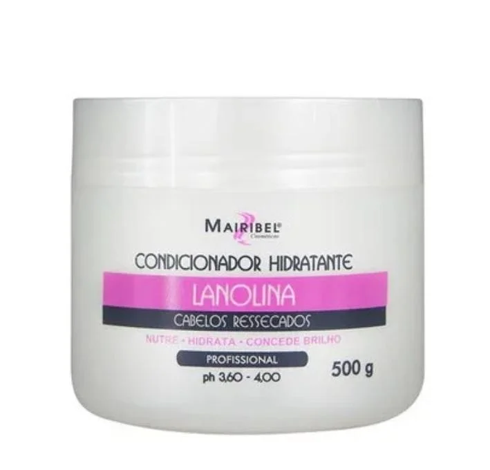 Hair care tips for evening care-Moisturizing Lanolina Lanolin Brittle Dry Hair Nourishing Mask 500g - Mairibel