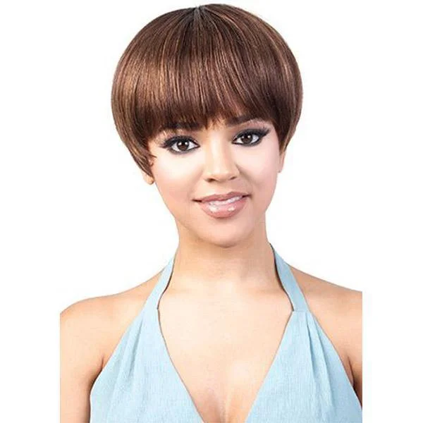 real person hair ring bulk craft-Motown Tress Go Girl Human Hair Full Wig - GGH DAVY - Clearance