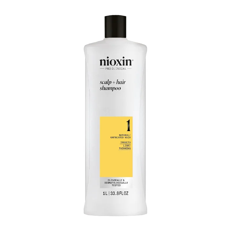 Nioxin System 1 Scalp + Hair Shampoo Natural Light Thinning Hair  33.8 oz