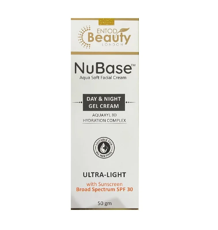 Natural shampoo-NuBase Aqua Soft Facial Cream SPF 30 50gm