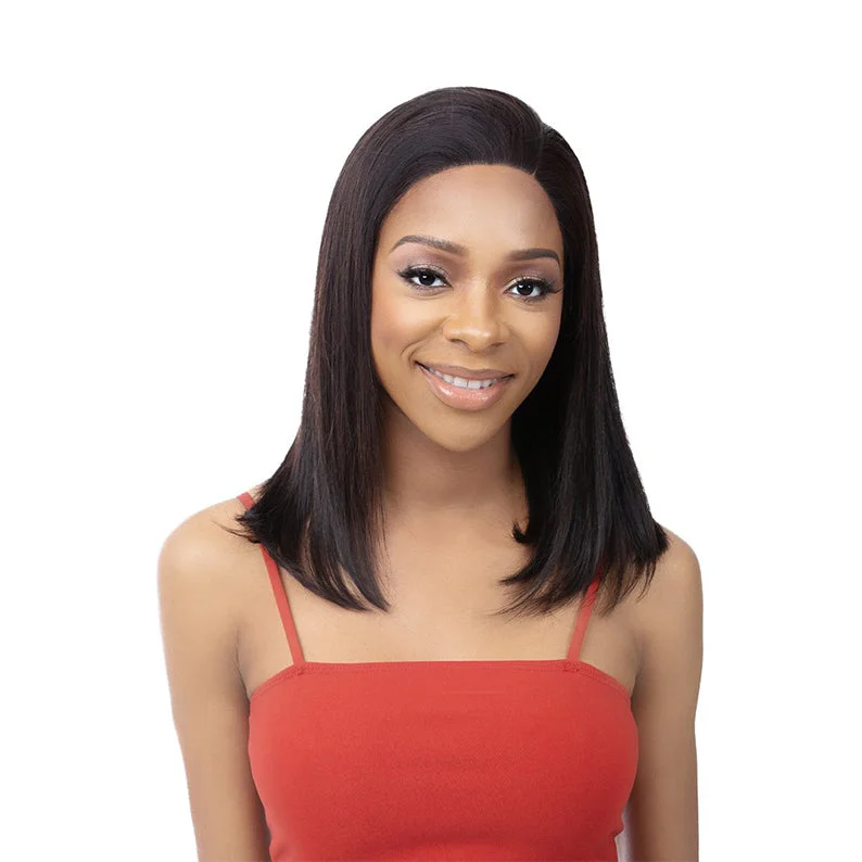 real person hair ring message craft-NUTIQUE Human Hair 13x4 PLUS Lace Front Wig - BOB 12"