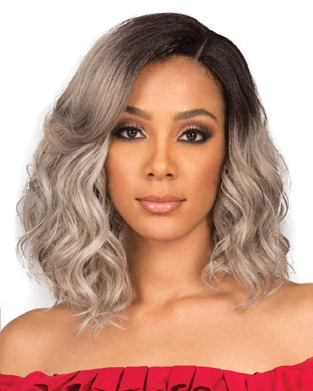 Synthetic wigs for workouts-Nya Faith | Lace Front Synthetic Wig by Bobbi Boss