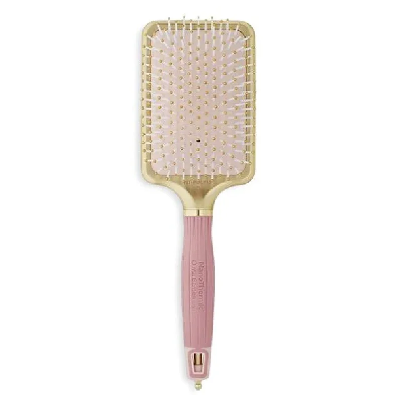 Olivia Garden Ceramic Ionic Pink Paddle Brush