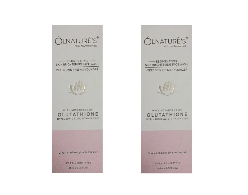 Fade-resistant dye-Olnature's Skin Brightening face wash 60ml (Pack of 2)