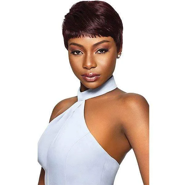 real person hair ring natural tone-Outre 100% Human Hair Premium Duby Wig - SASSY CUT