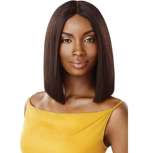 real person hair ring craft story-Outre The Daily Wig 100% Human Hair Wig - STRAIGHT BLUNT CUT BOB 12"