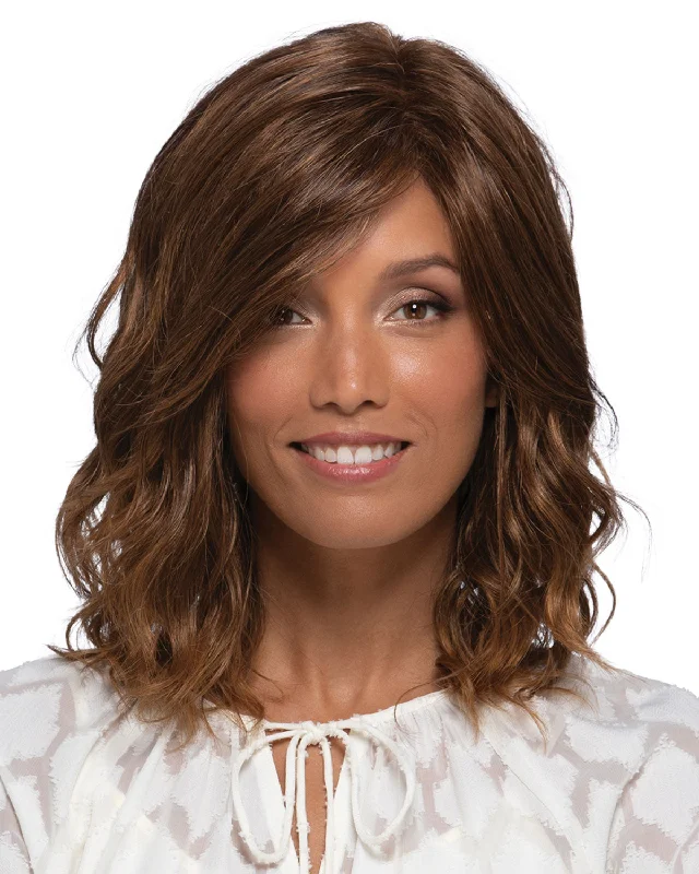 Synthetic wigs with removable clips-Petite Berlin | Lace Front & Monofilament Part Synthetic Wig by Estetica