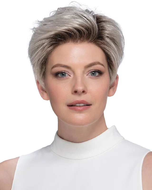 Synthetic wigs with shadow roots-Petite Easton | Lace Front & Monofilament Top Synthetic Wig by Estetica