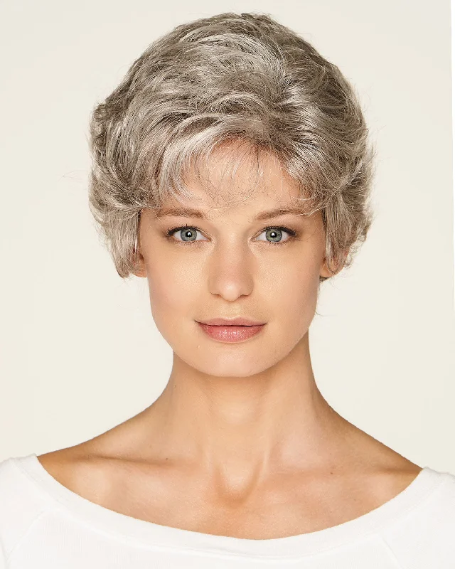 Synthetic wigs with choppy layers-Petite Lucy | Synthetic Wig by Aspen