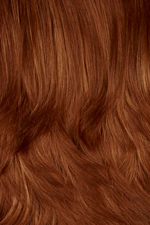 Copper Red with Dark Strawberry Blonde highlights