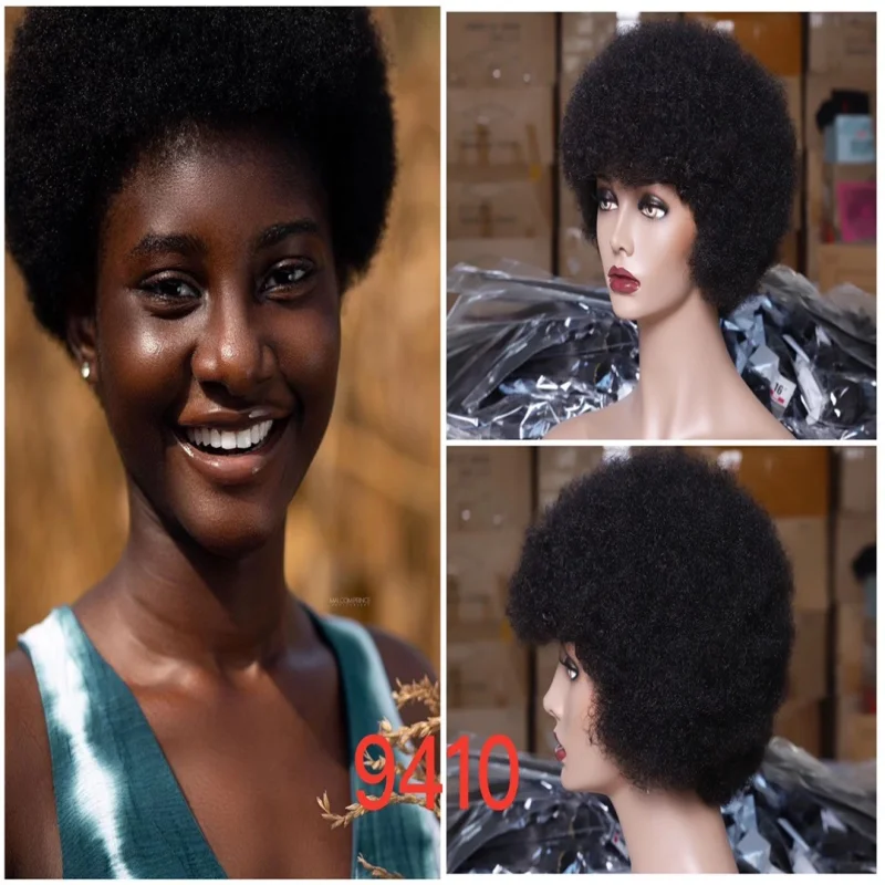 real person hair ring follower ring-Pixie wig  YBH-9410  Afro Wig Original Human Hair   R350