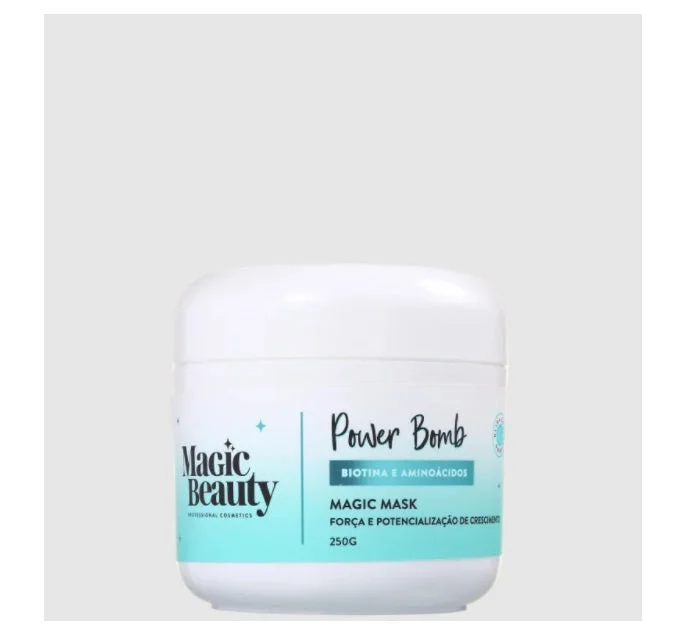 Best shampoo for well water-Power Bomb Biotin Amino Acids Treatment Damaged Hair Mask 250g - Magic Beauty