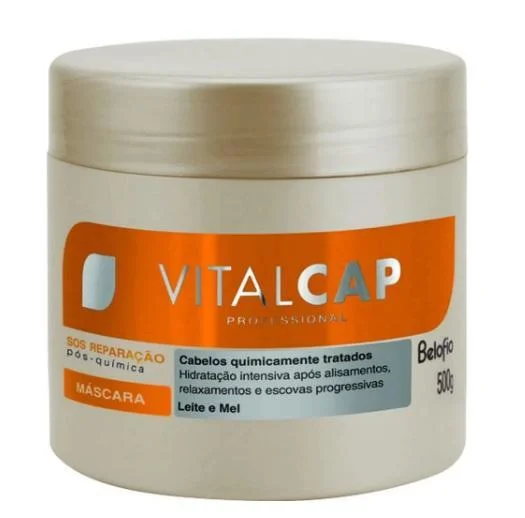 How to care for hair after swimming-Proessional Vitalcap Post Chemistry SOS Repair Milk Honey Mask 500g - BeloFio