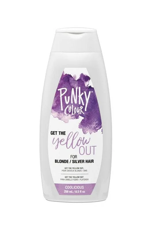 Breakage soothing lotion-Punky Colour Get the Yellow Out: Coolicious Purple Toner for Blonde/Silver Hair (250ml/8.5oz)