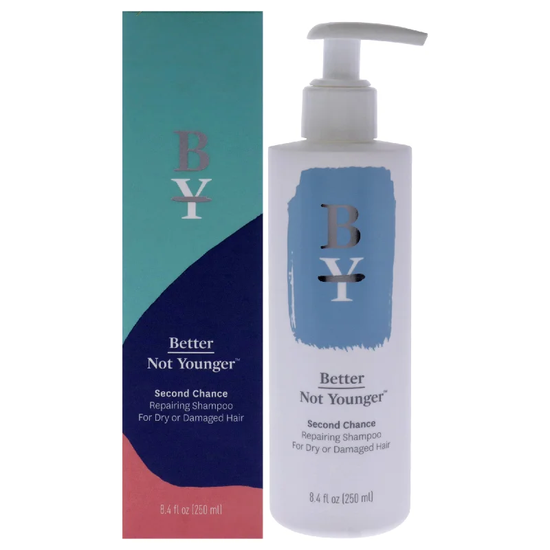 Better Not Younger Second Chance Repairing Shampoo for Dry-Damaged Hair by Better Not Younger for Unisex - 8.4 oz Shampoo