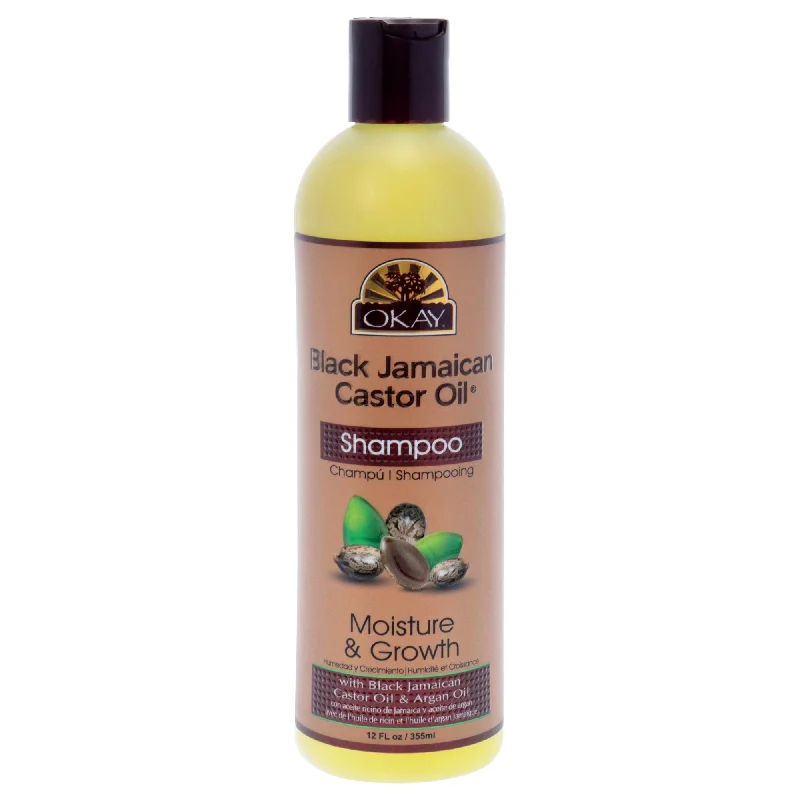 Okay Black Jamaican Castor Oil Shampoo by Okay for Unisex - 12 oz Shampoo