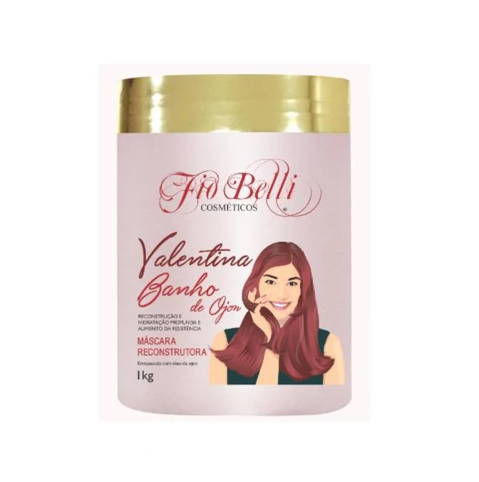 How to eliminate hair frizz-Reconstruction Valentina Ojon Bath Resistance Brightness Mask 1Kg - FioBelli