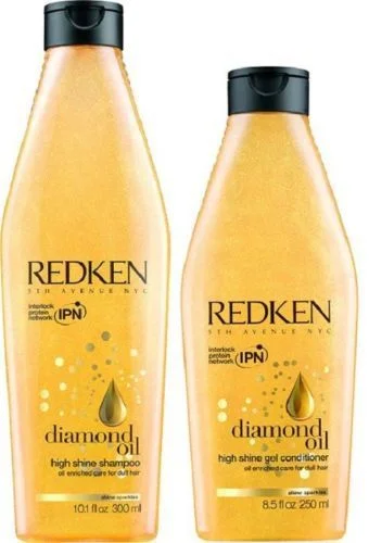 Redken Diamond Oil High Shine Shampoo and Conditioner Duo 10.1- 8.5oz