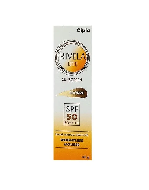 Luminous gloss-Rivela Lite Bronze Sunscreen SPF 50 40gm