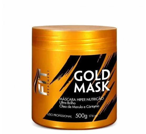 How to detangle kinky hair-Safflower Marula Coconut Nutrition Shine Gold Treat Mask 500g - Fit Cosmetics