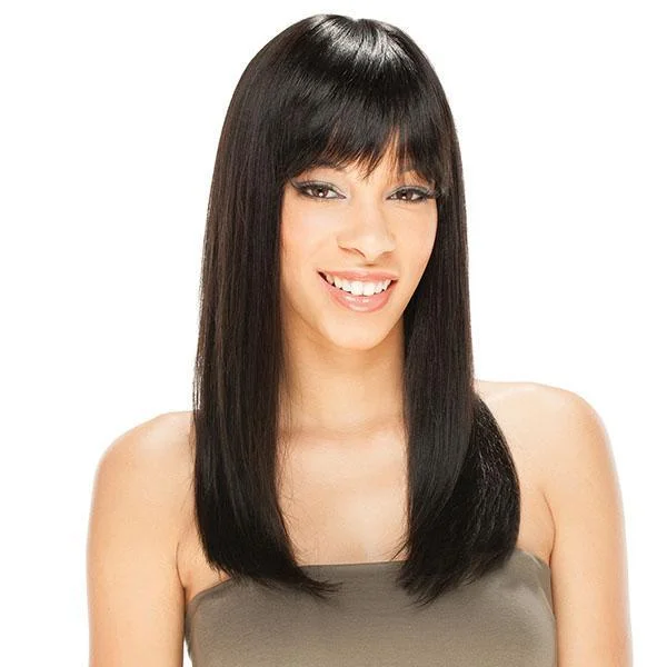 real person hair ring small craft-Saga - WDC14 - Brazilian 100% Remy Human Hair Wig - Cleopatra 14"