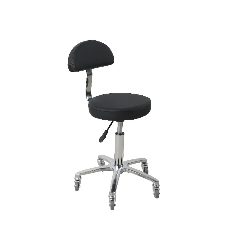 Balancing conditioner-Salon Fit Hudson Stool Black With Backrest