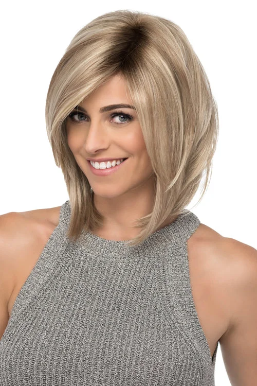 Synthetic wigs for chill nights-Sky Synthetic Wig By Estetica | Mid-Length, Straight | Lace Front | Lace Part | Basic Cap