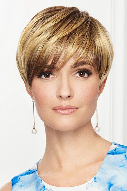 Synthetic wigs with airy texture-So Stylish Synthetic Wig by Gabor | Short, Wavy | Basic Cap