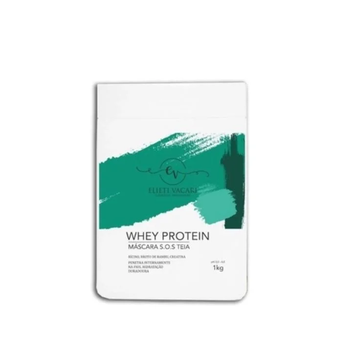 Hair care for high porosity waves-SOS Whey Protein Web Effect Rícino Bamboo Creatine Hair Mask 1kg - Elieti Vacari