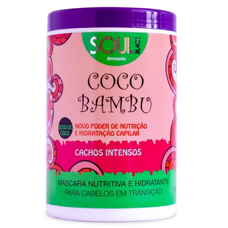 How to fix hair after perming-Soul Black Coconut Bamboo Hair Mask 1000G - ASP