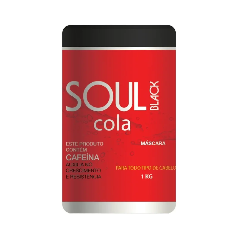 Hair care for beach hair damage-Soul Black Cola Hair Mask 1000G - ASP