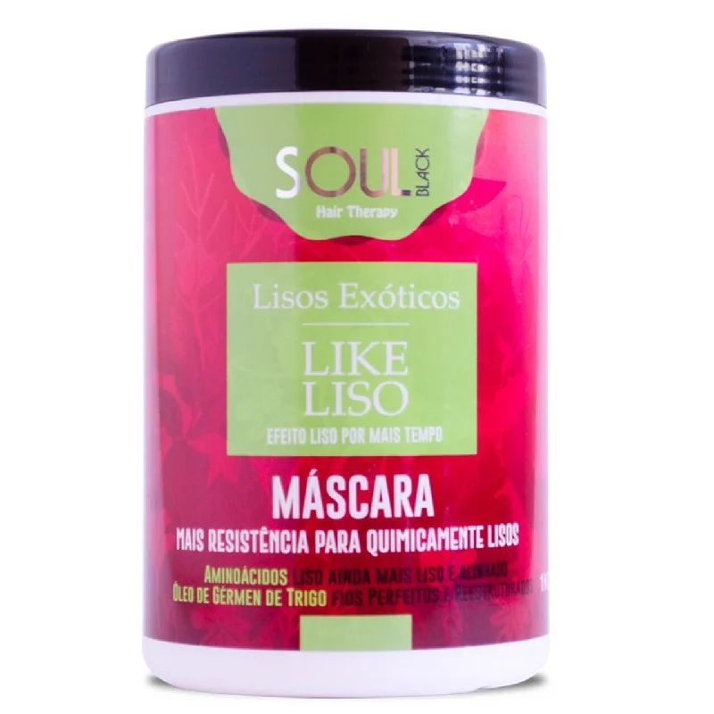 Hair care for jagged split ends-Soul Black Like Liso Hair Mask 1000G - ASP