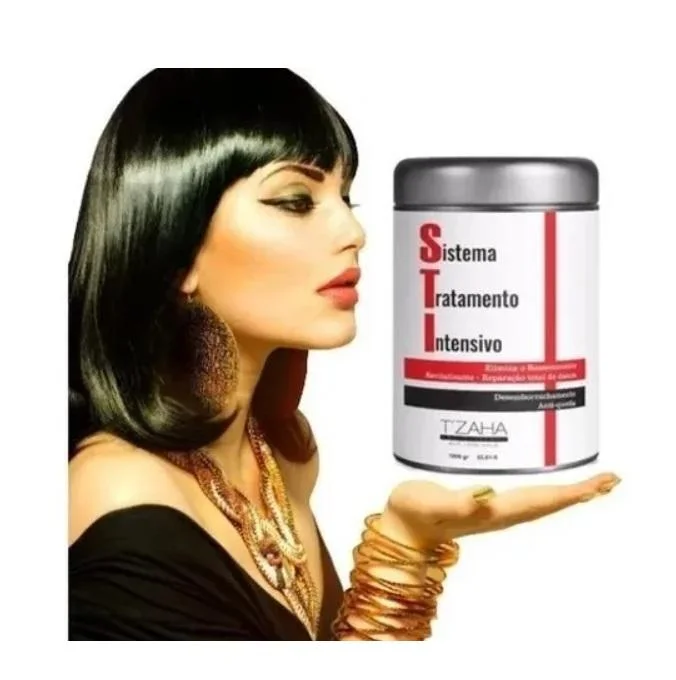 Natural hair care for elderly-STI 3 Minutes Intensive Treatment System Moisturizing Hair Mask 1Kg - T'Zaha