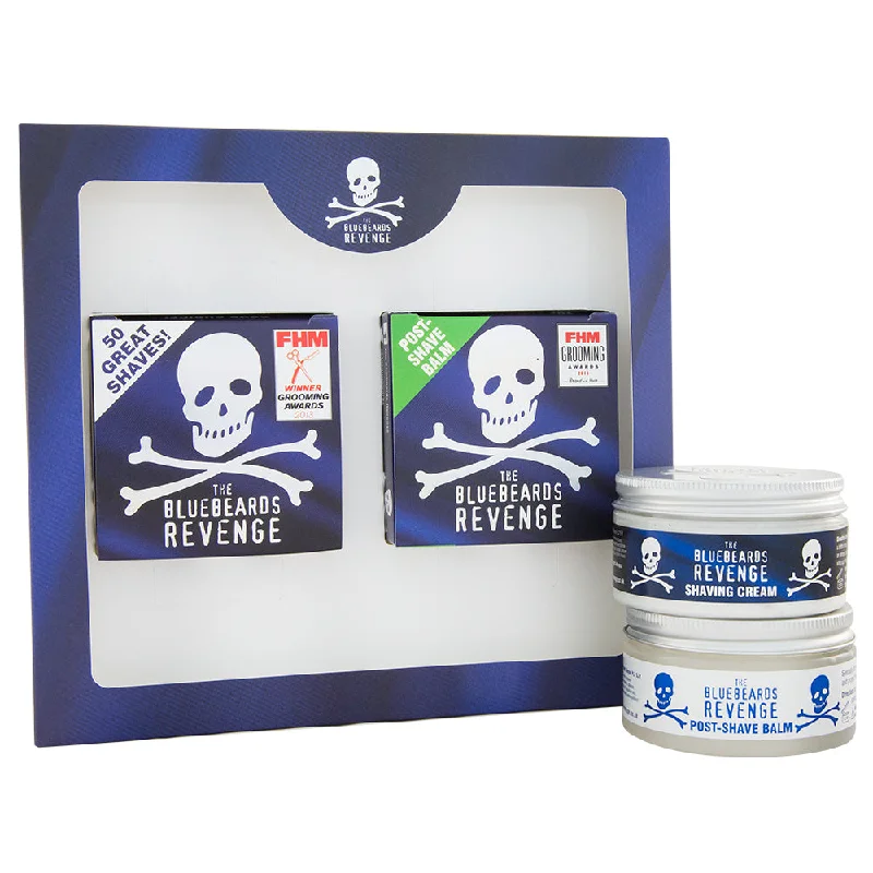 Gritty wax-The Bluebeards Revenge Shaving Cream & Post-Shave Kit