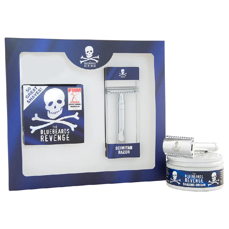 Texturizing gel-The Bluebeards Revenge Shaving Cream & Scimitar Kit