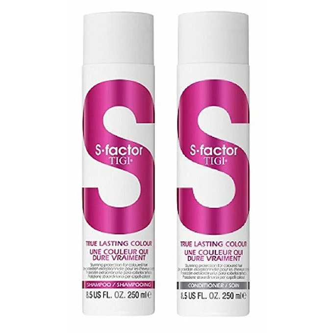 TIGI S Factor True Lasting Colour Shampoo and Conditioner 8.5 oz Duo