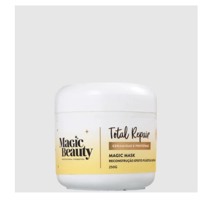 How to restore hair vibrancy-Total Repair Ceramides Proteins Hair Treatment Shine Mask 250g - Magic Beauty