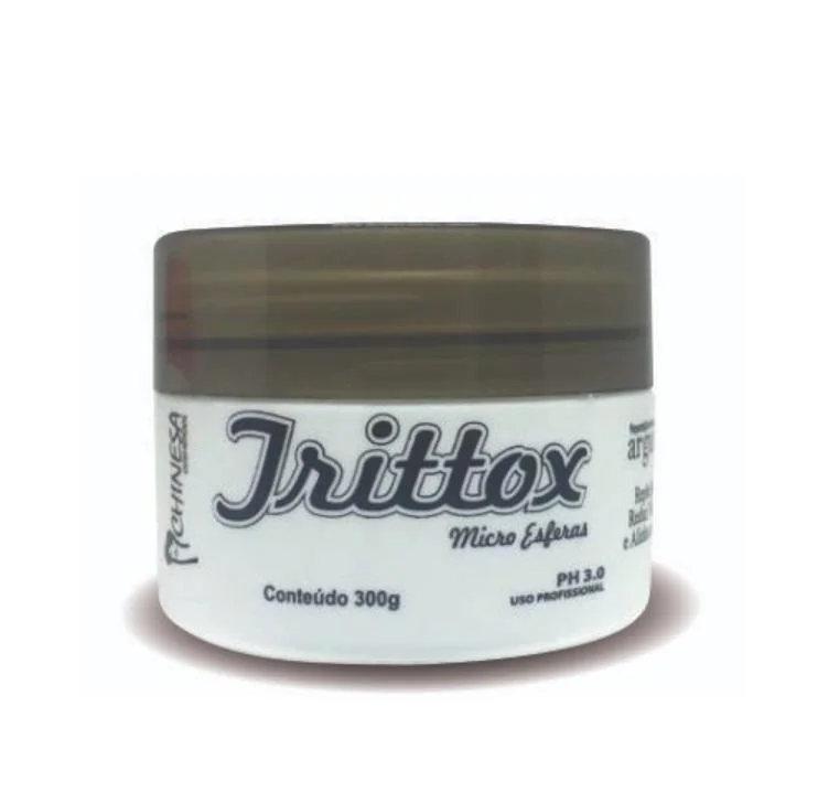 Hair care routine for worn ends-Trittox Micro Spheres Btox Argan Volume Reducer Mask 300g - Chinesa Cosmetics