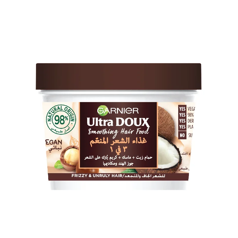 Renewal cream-Garnier Ultra Doux Vegan Hair Food Coconut & Macadamia 3-in-1 Treatment Mask