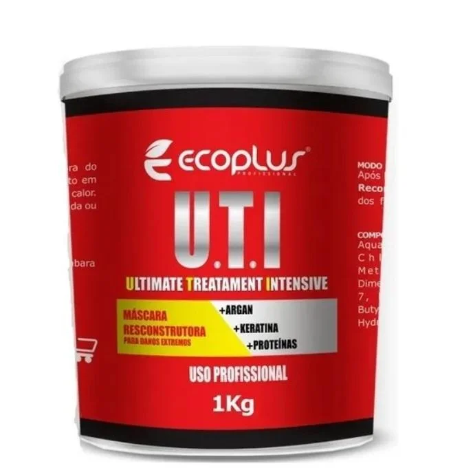 Hair care tips for spiral curls-UTI Ultimate Treatment Intensive D-Panthenol Collagen Hair Mask 1Kg - Ecoplus