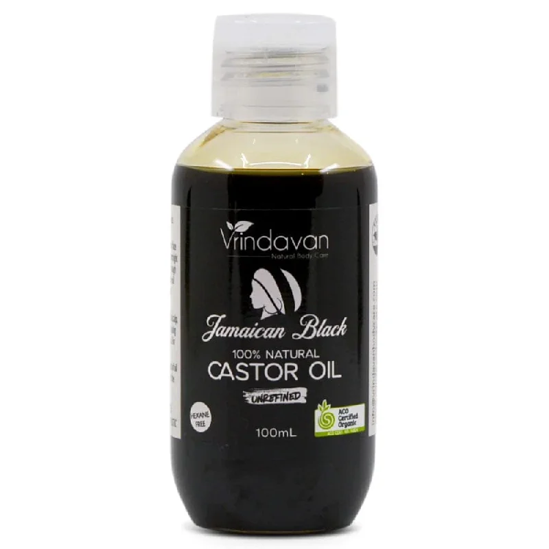 Foam sculpting cream-Vrindavan Jamaican Black Castor Oil 100ml - Extra Dark (Unrefined)